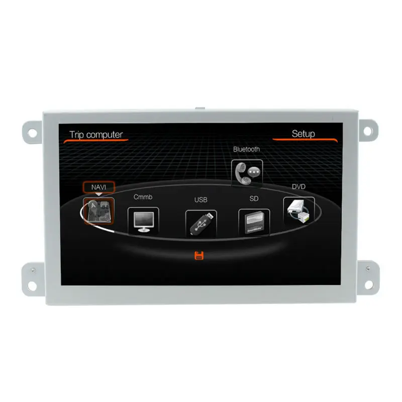 Для 7 &quotв тире Автомобильные ПК GPS навигации для Audi A6/S6/Q7 (2004-2009) с CD/DVD плеер Q7 Радио
