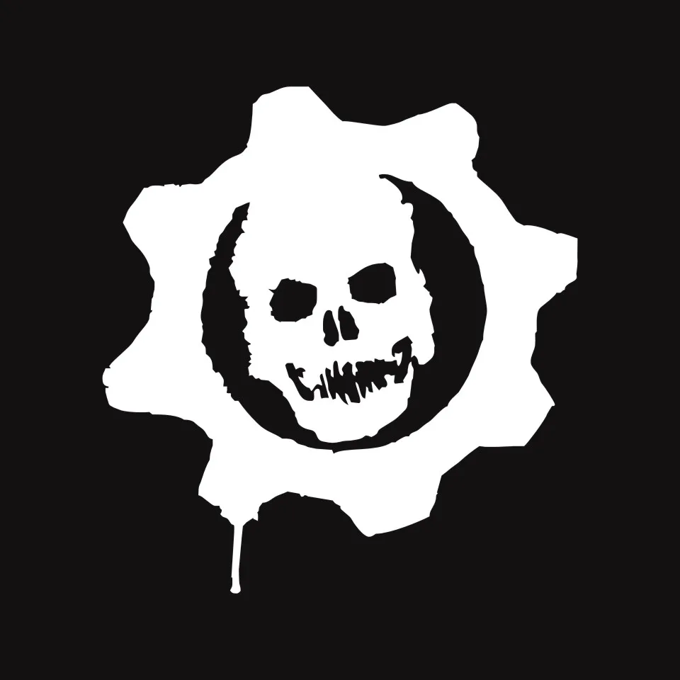 Anycuros Gears Of War Vinyl Car Styling Car Sticker 15.9cm17cm  (6)