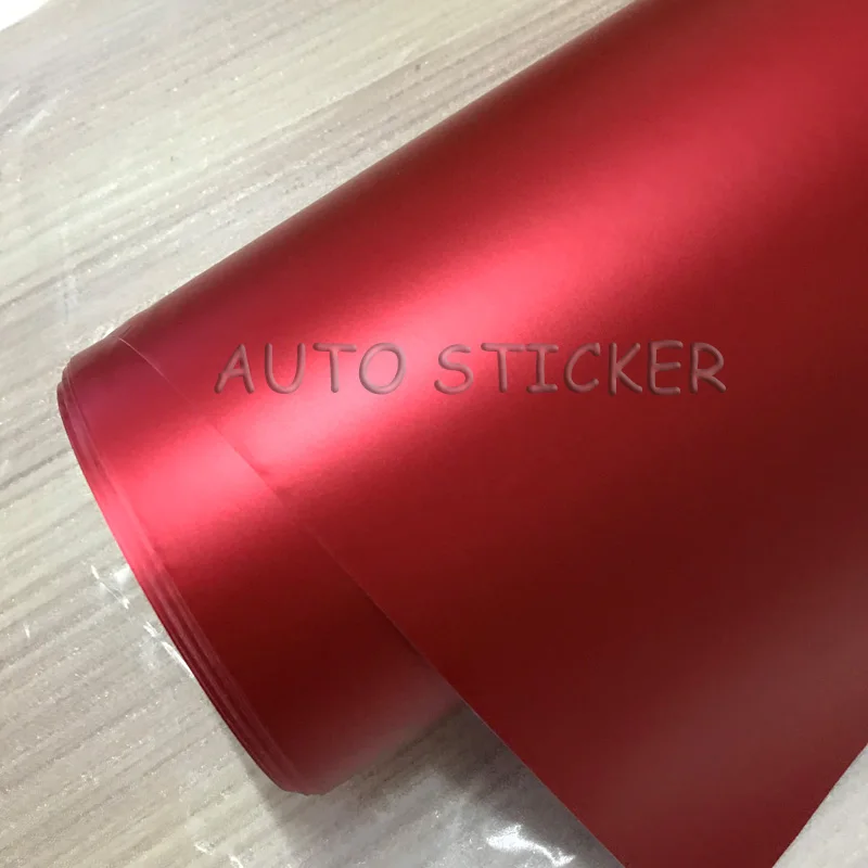 red matte metallic satin car wraps car sticker 8