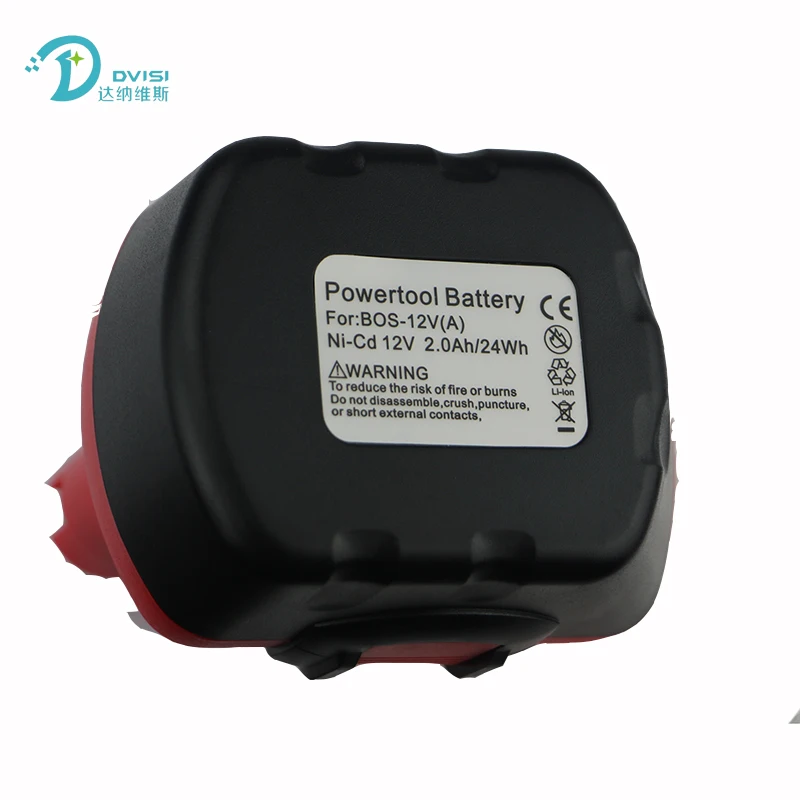 DVISI Новый 12В 2000 мАч NI CD Замена батареи для BOSCH GSR GLI GSB PSR BAT043 BAT045 BAT046 BAT049 BAT120 BAT139|battery