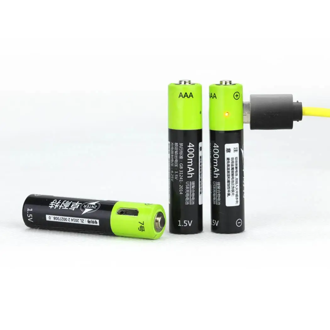 Размер AAA 400 mAh многофункциональная литиевая аккумуляторная
