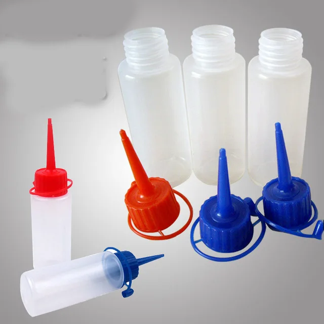 60ml Beak plastic bottle dropper bottle Empty paint ointment bottle