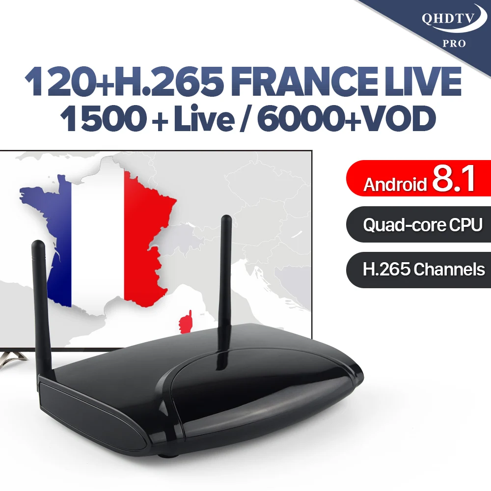 QHDTV PRO 1 Year Subscription Channels 4K Smart Android 8.1 TV Box RK3229 IP TV Receiver IPTV Europe French Arabic IPTV Top Box QHDTV PRO 1 Year Subscription Channels 4K Smart Android 8.1 TV Box RK3229 IP TV Receiver IPTV Europe French Arabic IPTV Top Box