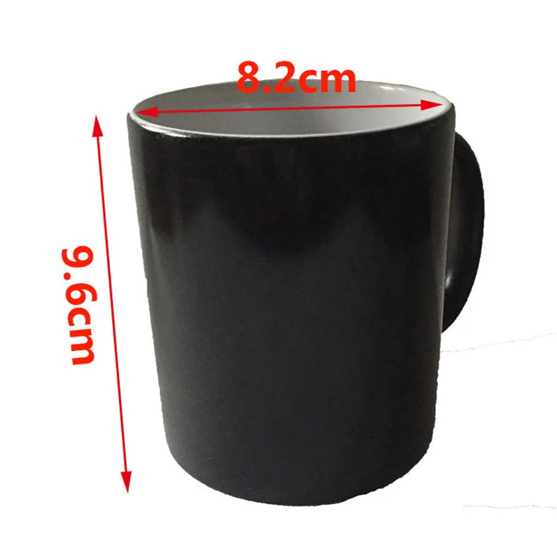 1Pcs Mug Color Change Ceramic Coffee Mug and Cup Heat Reveal Magic Mugs Color Change Fashion Gift for Your Friends Drop Shipping