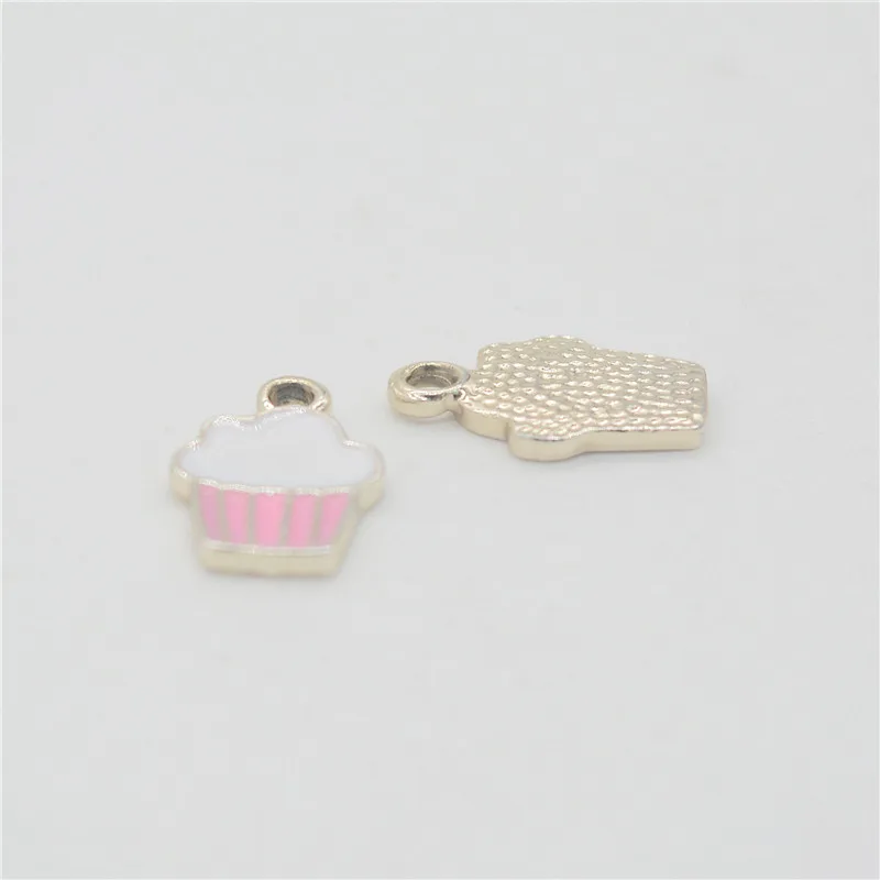 40PCS Kc font b gold b font ice cream Enamel Alloy font b jewelry b font