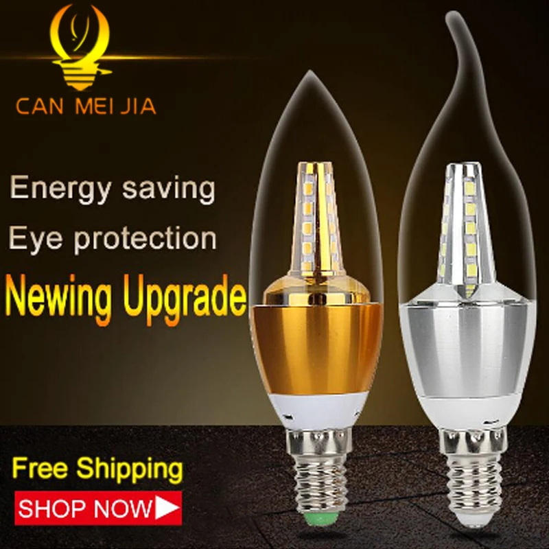 

Led Bulb E14 220V 3W 5W 7W 9W Leds Candle Light Bulb Lamp for Chandelier Lighting Ampoule Bombilla Led Home Decoration White