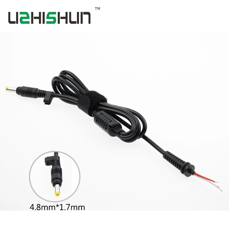 2pcs Dc Power Adapter Charger Cable Dc 4.8mm*1.7mm Repair Cord For Hp