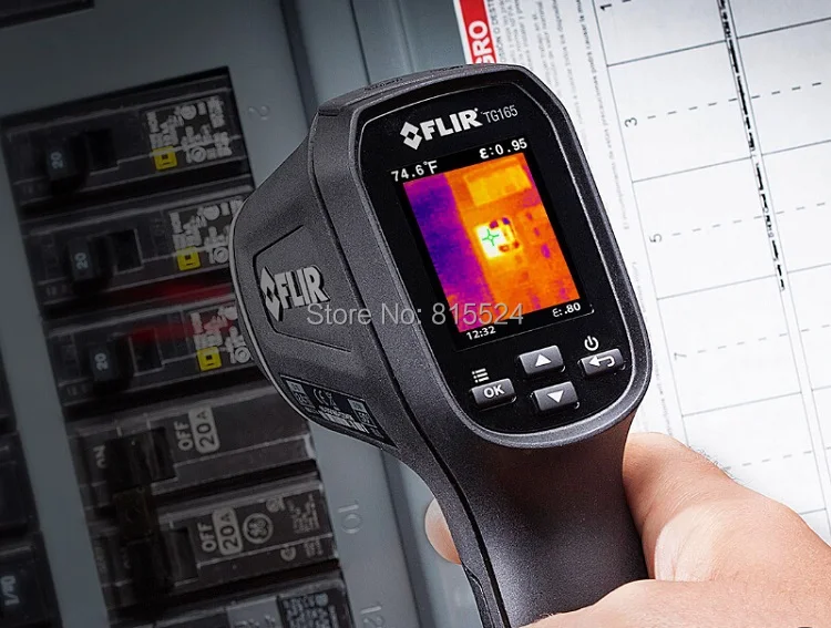 Flir TG165 ИК термометр дешевле тепловизор с 80x60 диапазон разрешения-25 до 380C