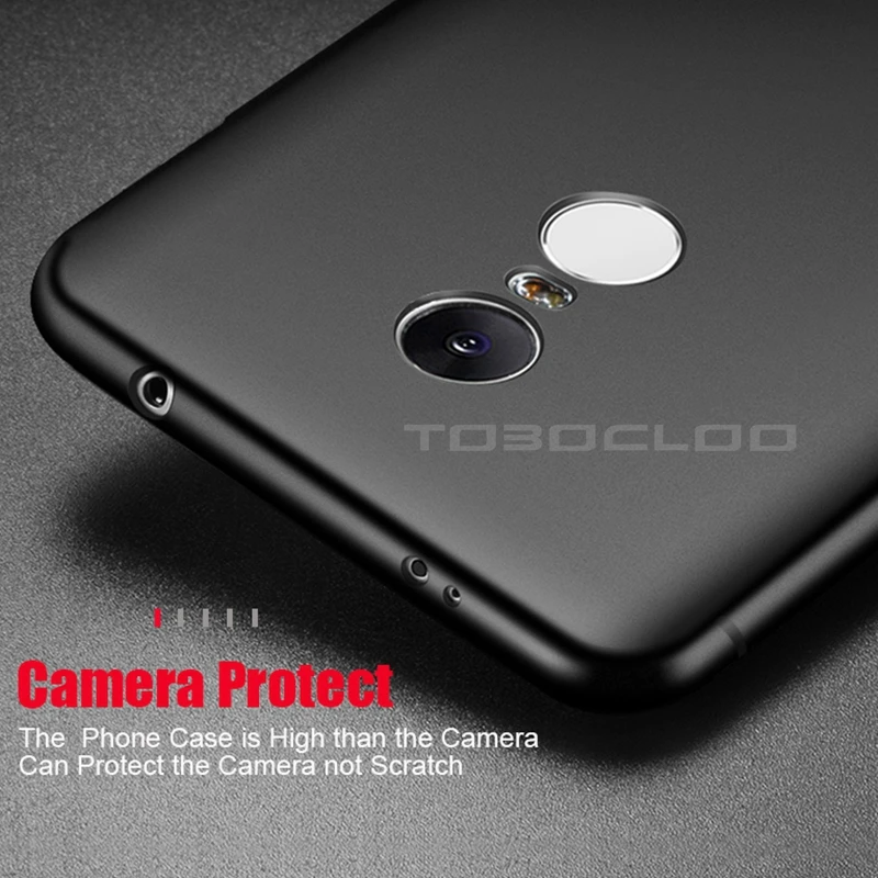 Tobocloo брендовый мягкий чехол для Xiaomi Redmi 4 4X Note 3 Pro Prime Mi6 Max 2 5 5A 5S Plus A1 Тонкий матовый