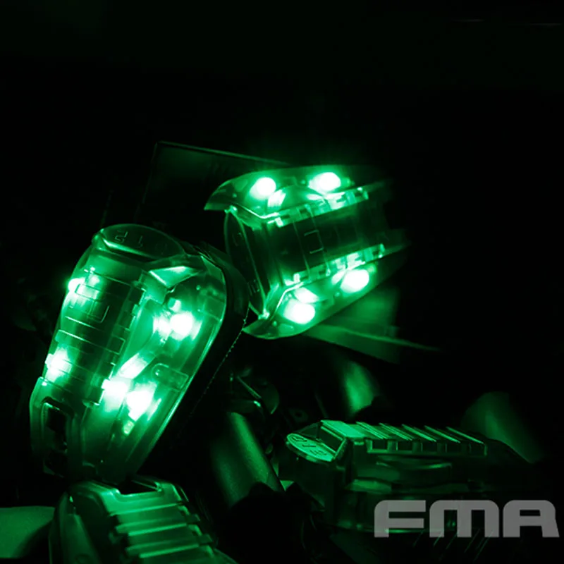 FMA Survival HEL-STAR 6 Helmet Mounted LED Marker Strobe Light Green | Спорт и развлечения