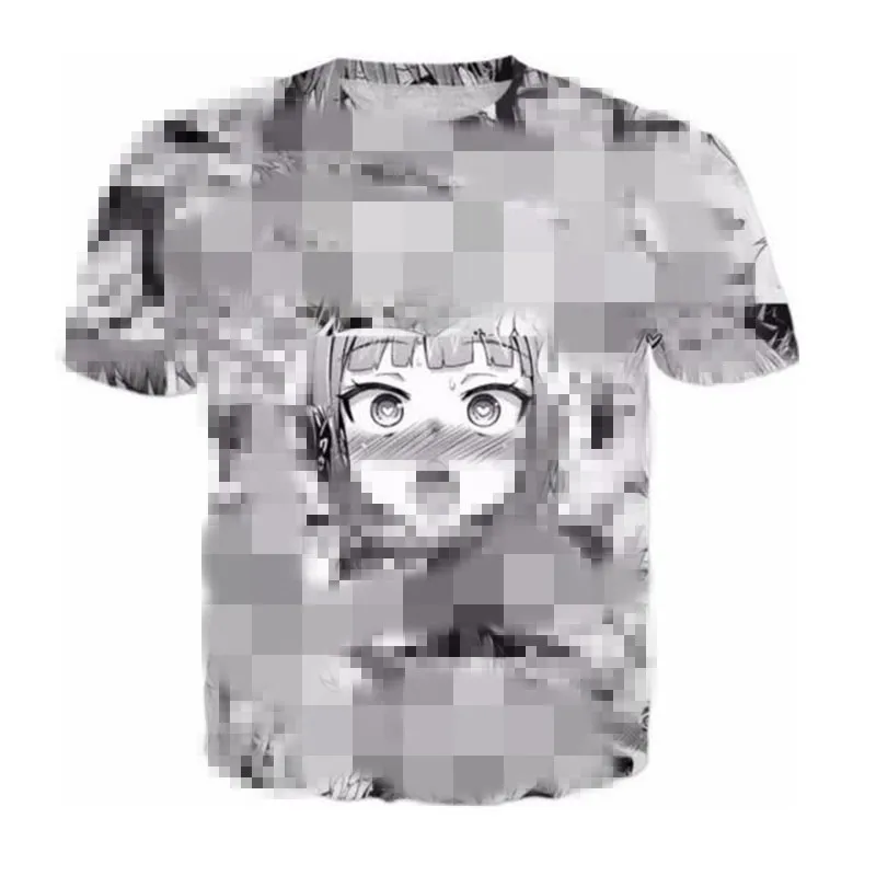 Ahegao/2019 шорты с принтом мужские летние пляжные рисунком аниме для девочек
