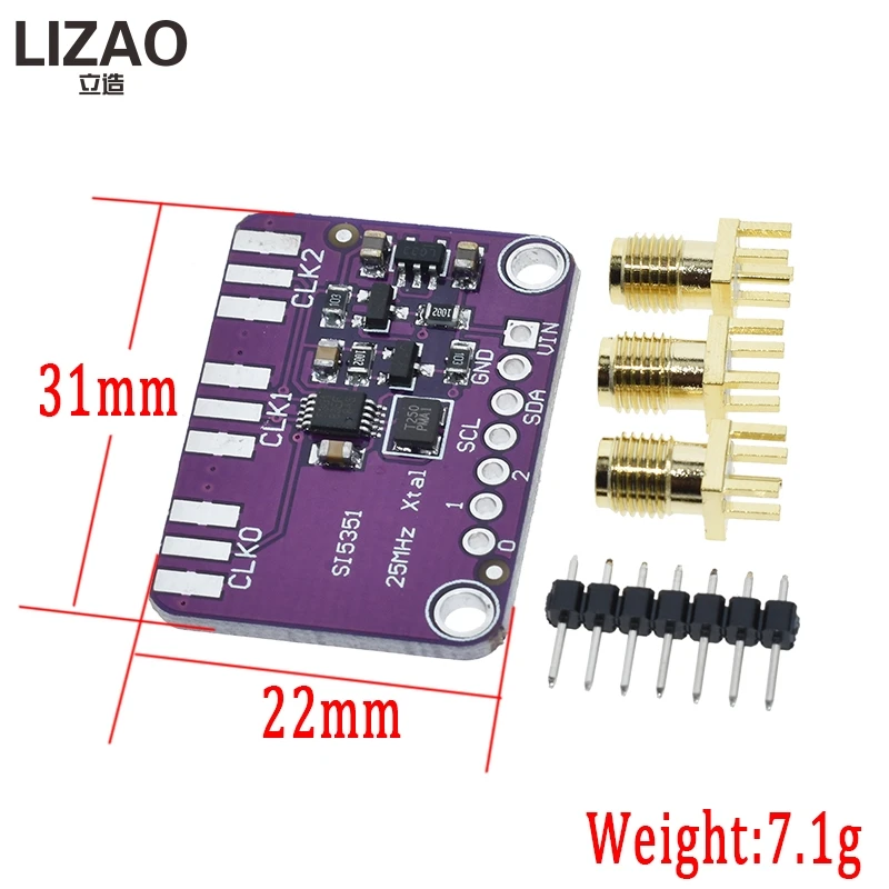Si5351A DC 3V 5V CJMCU 5351 Si5351 I2C генератор часов плата разрыва модуль генератора сигналов
