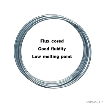 

Aluminum Repairing Welding Rods WE53 Flux Cored Low Temperature Brazing Wire 10pcs 500x1.6mm No Need Solder Powder