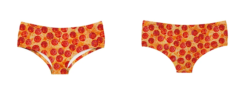 Пираты Salami pizzia сексуальное женское нижнее белье с принтом, стринги, трусы, нижнее белье для женщин, милые трусики для леди