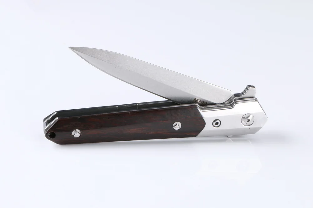 Складной шарикоподшипник Arthur small sword M390 с железной деревянной ручкой, многофункциональные инструменты для охоты и повседневного использования