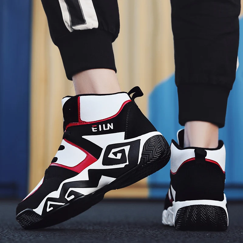 Ceyue Мужская баскетбольная обувь высокие кроссовки профессиональная обувь на лодыжке воздушная подушка Противоударная корзина homme baloncesto