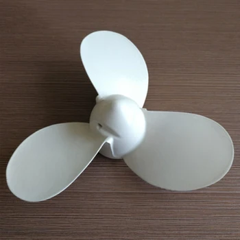 

7 1/4X5-A Propeller 2HP Metal Outboard For Marine Boat Motor Aluminum Alloy Part Spare White