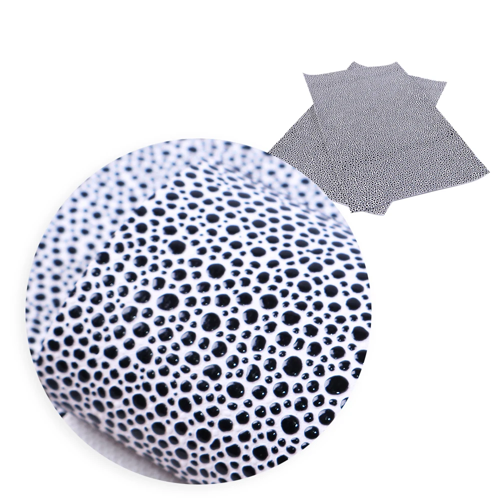 

David accessories 20*34cm Dots Bump texture Faux Synthetic Leather Fabric, DIY Sewing Garment Knotbow Bag Shoes Material,1Yc5376