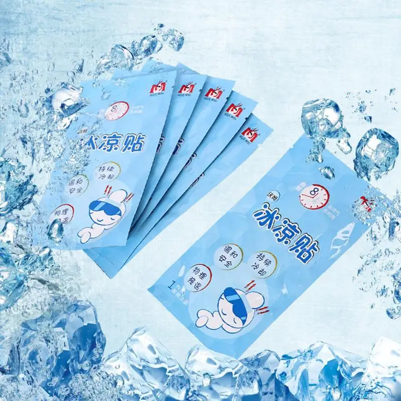 6 шт. PE мультфильм многоразовые льда сумка-холодильник для охлаждения летом освежающий небольшой холодным льдом прохладной вставить