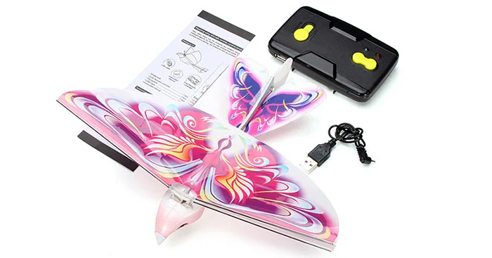 

Taibao Flapping Wing RC Airplane 2.4GHz 2 Channel Bird Design RTF Version