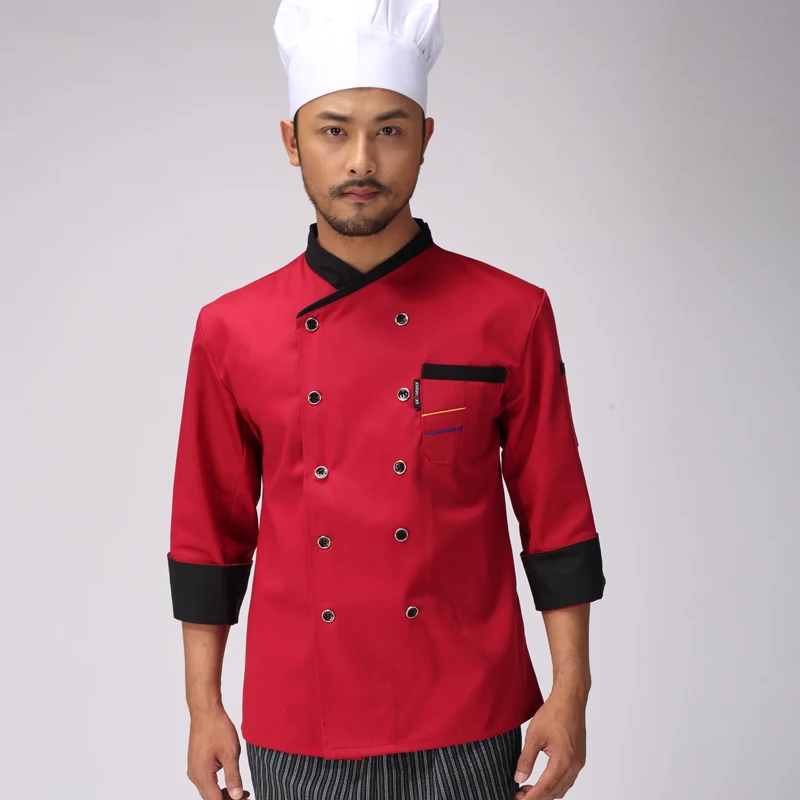 New Style Chef Workwear Long Sleeve Autumn Hotel Western Restaurant