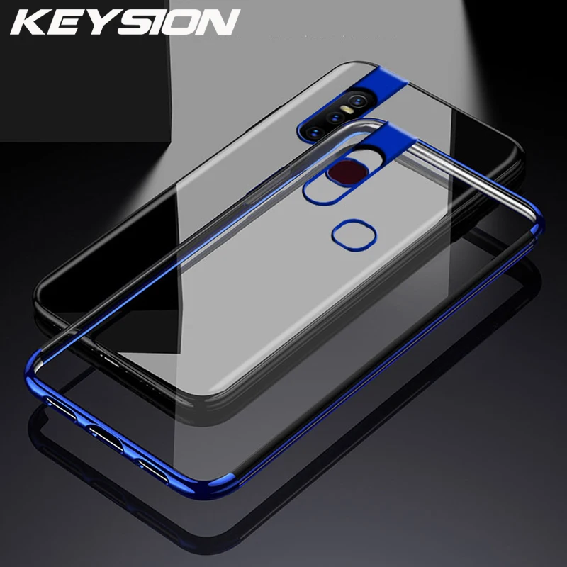 KEYSION чехол для телефона VIVO V11 V15 Pro V9 Y97 Y95 Y93 Y83 X27 X23 X21 NEX IQOO ультратонкий прозрачный