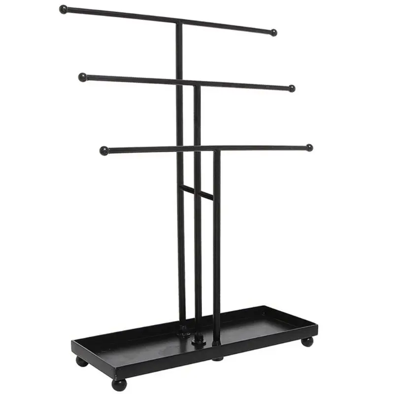  Metal 3 Tier Tabletop Bracelet Necklace Jewelry necklace Organizer Display Tree jewelry holder jewe