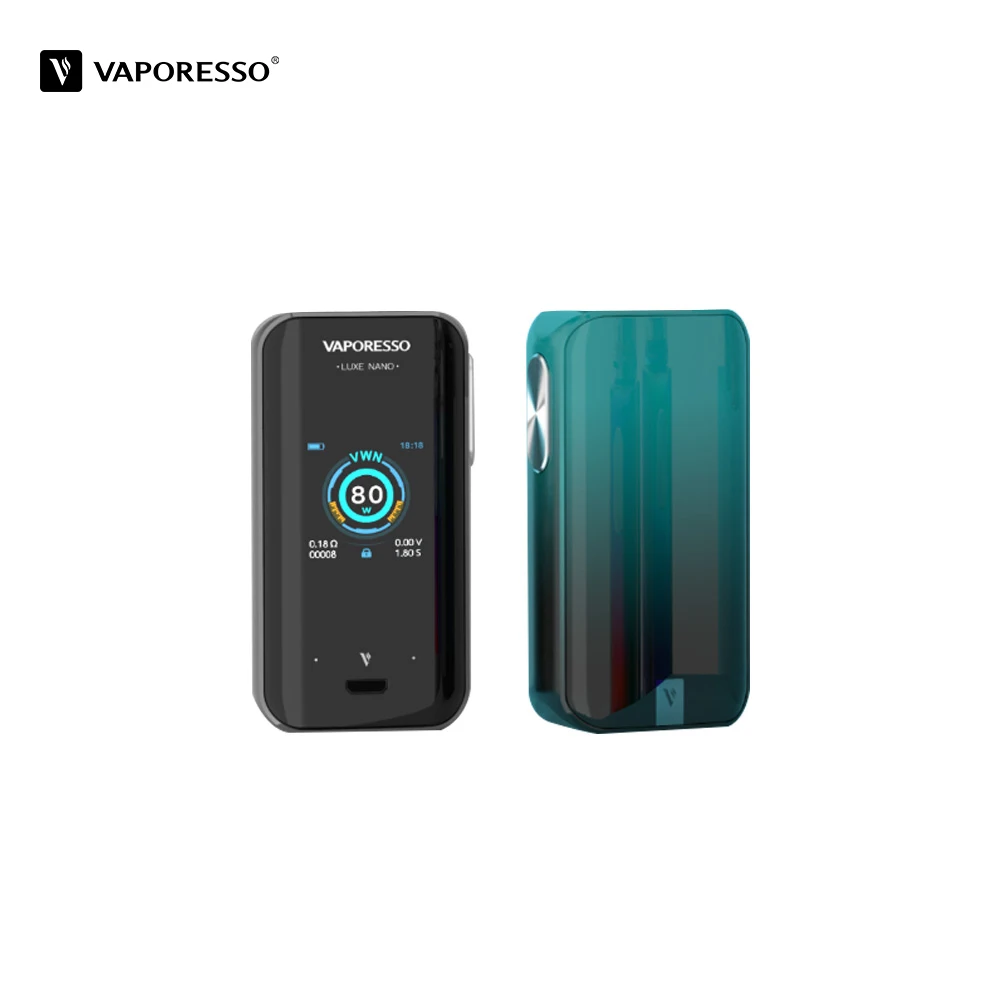Оригинальный 80 Вт Vaporesso люкс нано мод электронные сигареты с 2500 мАч встроенный