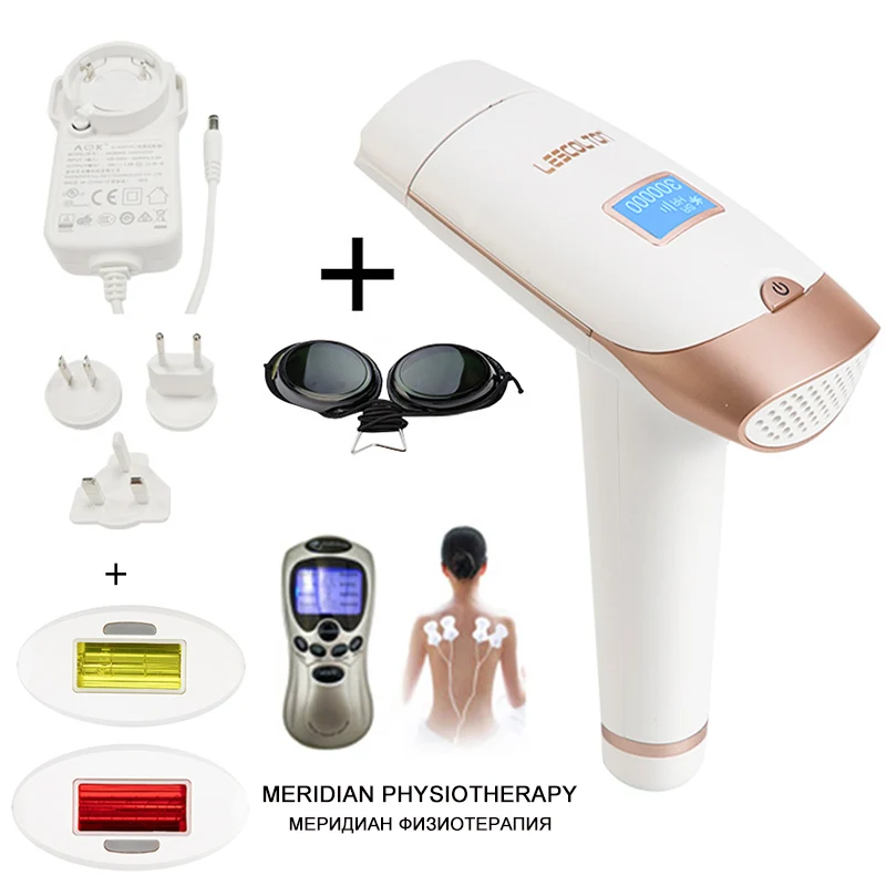 

700000 Flashes LESCOLTON 2in IPL Laser Epilator Hair Removal LCD Display Laser Permanent Bikini Trimmer Electric depilador