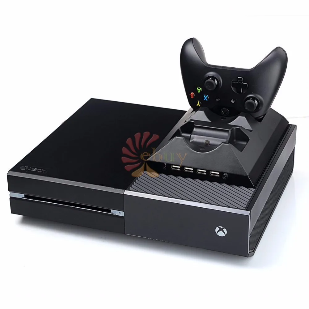 Cooler Fans 2 Charger Ports Charging Station for Two Xbox One