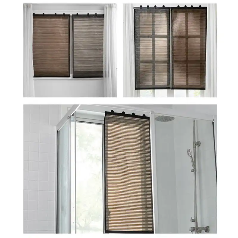 Roller Blinds Hollow Translucent Shades Window Curtains For Home Bedroom Living Room Mal999