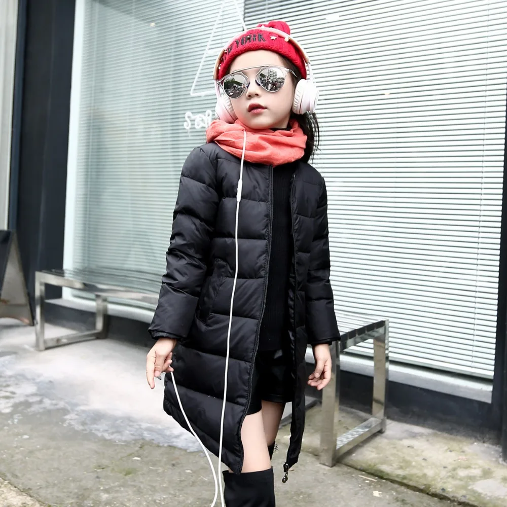 

Down Jacket Winter Children 'S Warm Down Jacket Long Warm Slim Coat SMC0012