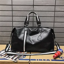 Дорожная сумка большой вместимости, Мужская Ручная сумка для путешествий, сумки для путешествий, кожаная сумка, многофункциональная женская сумка через плечо, Bolsos Weekender