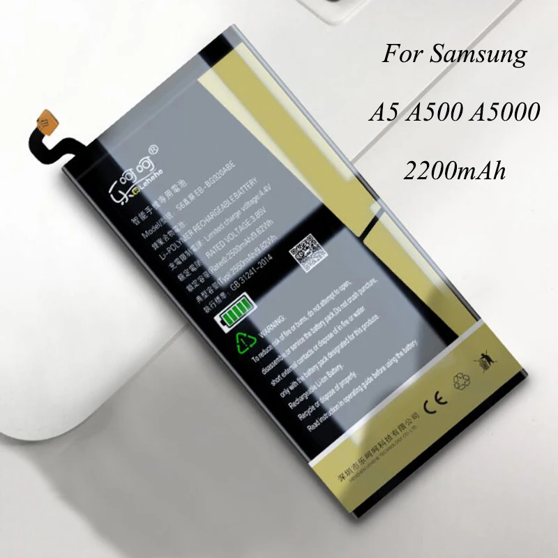 Real Capacity 2200mAh Battery For Samsung Galaxy A5 A500 A5000 Phone