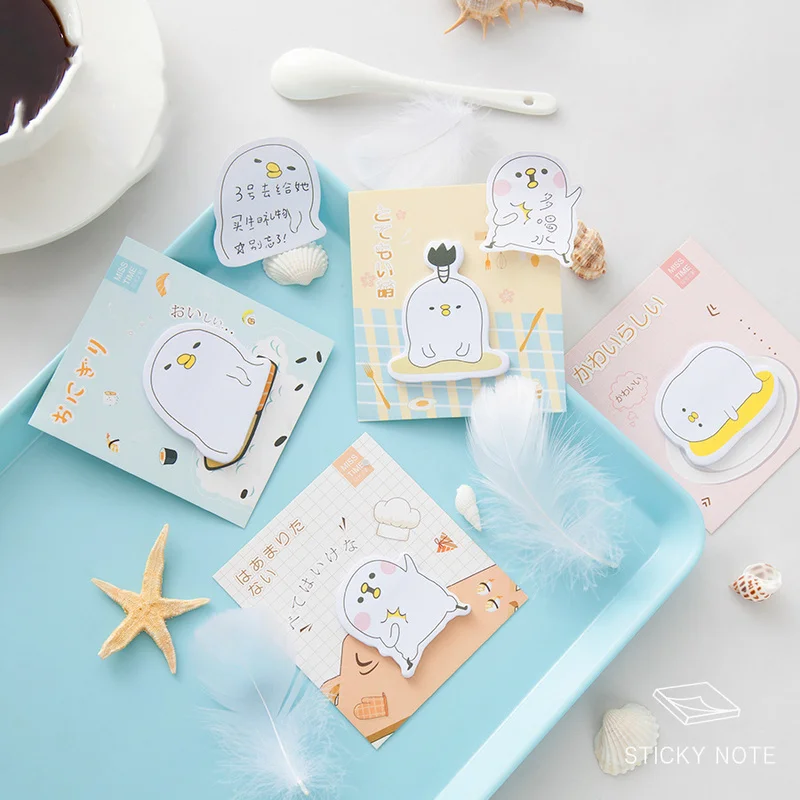 

2018 On Sale Office Writing Cute Animals Sticker Post It Bookmark Memo Marker Point Flags Sticky Notes label Decoration