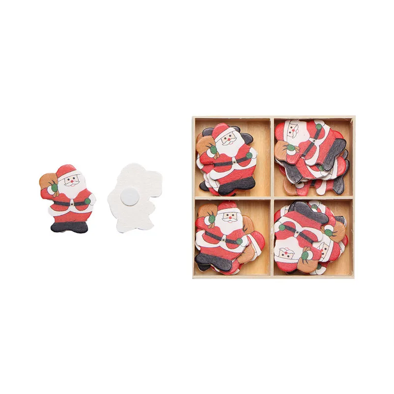 20pcsbox Christmas Wooden Labels Christmas Closet Window Wall Stickers Decor Christmas Decorations For Home N22 (8)