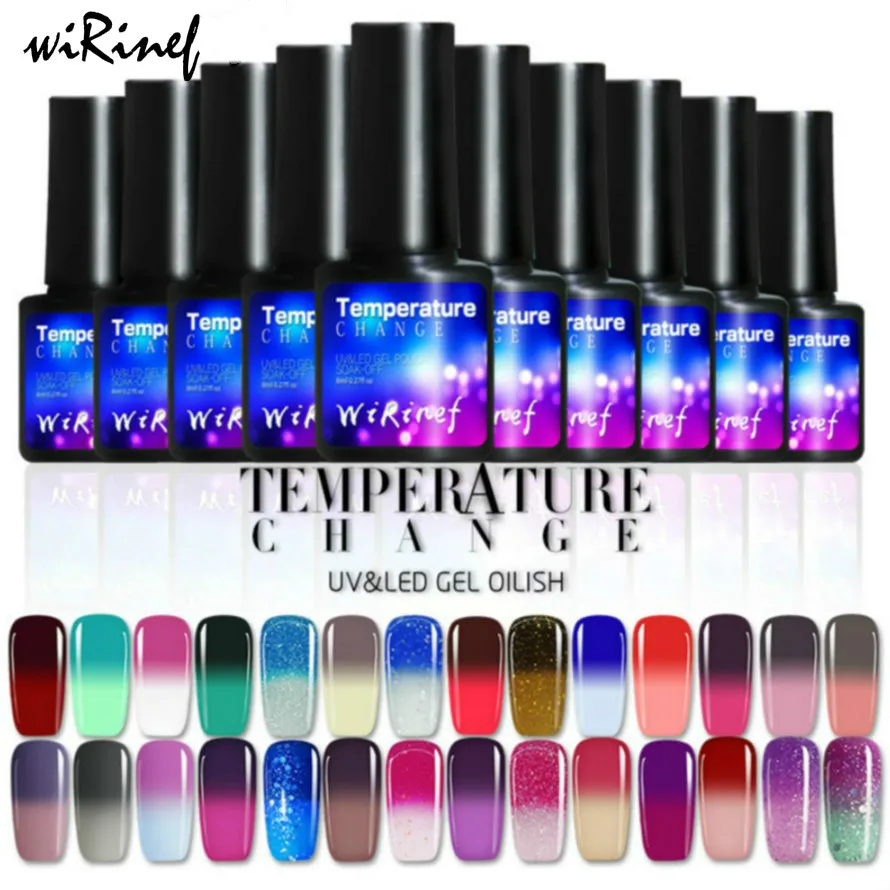 

Gradient Color Bottle 8ml Nail Polish Fashion Hot 28 COLORS Nail Art Nail Polish Polish UV LED Gel Polish Semi Permanent Varnish