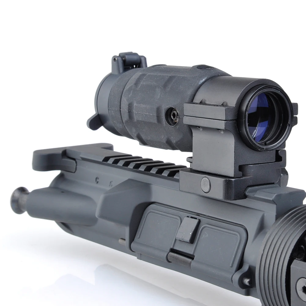 

Tactical holographic Rifle Scope AP Style 3X Magnifier With QD Twist RIS weaver Mount for hunting optic