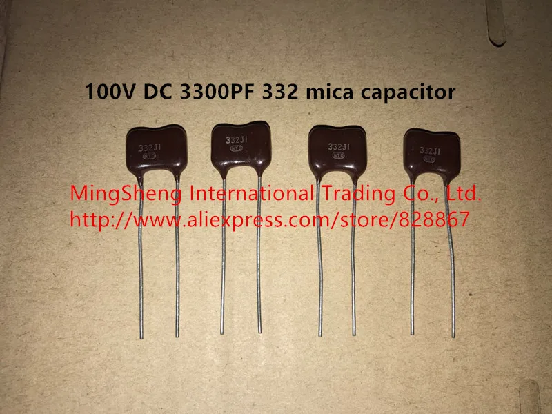 Original new 100 Japan 100V DC 3300PF 332 mica capacitor (Inductor)in