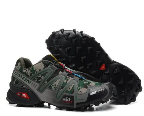 

2018 Salomon Speed Cross 3 CS Men's Running Shoes Sport Breathable Sneakers solomon Speedcross Male Zapatillas Outdoor Shoes