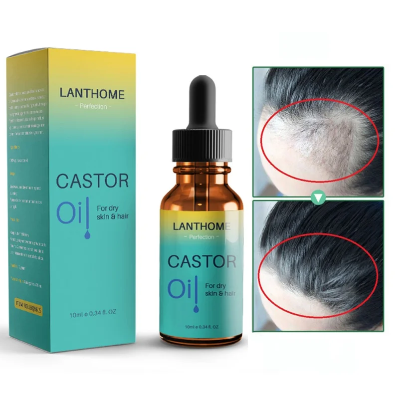 

Pure Castor Oil Nourish Hair Essential Oil Natural Calm Prevent Skin Aging Organic Enhancer Eyelash Liquid Dropshipping