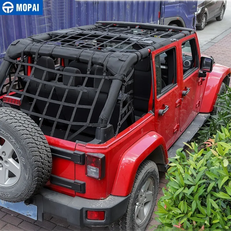 Автомобильный чехол MOPAI для Jeep Wrangler JK JL автомобильный багажник сетка хранения