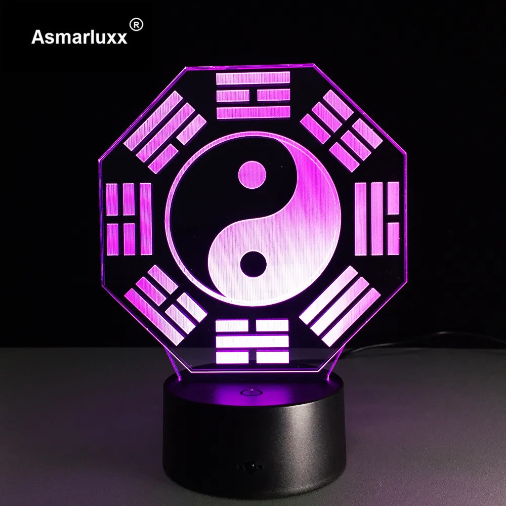Asmarluxx 3d led lamp9004