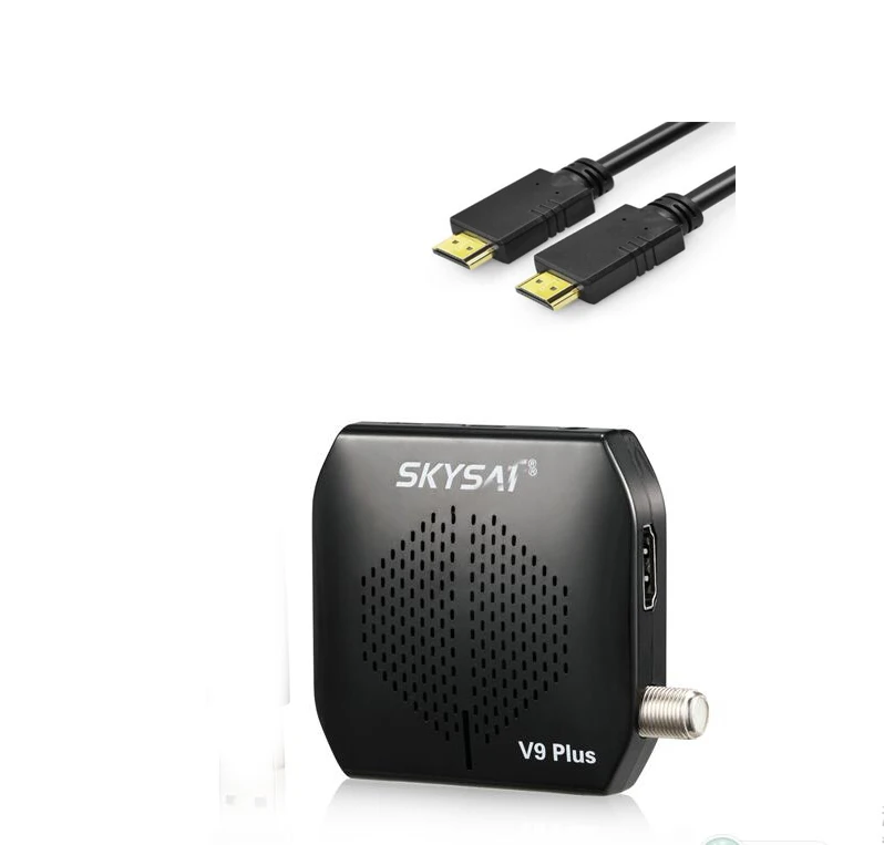 SKYSAT V9 плюс DVB-S2 приемник Поддержка CCCamd Newcamd autoroll powervu Biss WiFi 3g Youtube USB PVR Full HD такой же как Freesat V7 - Цвет: V9plus hdmi