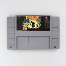 Предисторик человек 16 бит большая серая игровая карта для NTSC игровой плеер Прямая