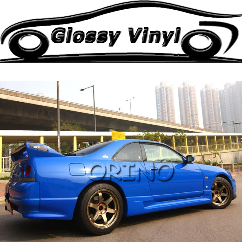 

Hot Sale Dark Blue Ultra Glossy Vinyl Wrap High Gloss Blue Shiny Car Wrap Film Foil With Air Free Size:1.52*30M/Roll