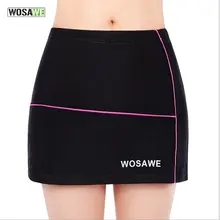 WOSAWE одежда для спорта на открытом воздухе для езды на велосипеде бесшовные эластичные женские шорты юбка силикагель с силиконовой подкладкой нижнее белье H