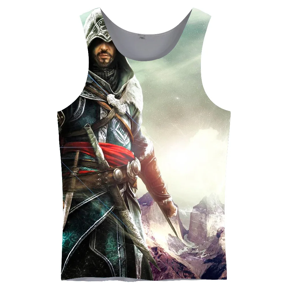 Cloudstyle, Пляжная, праздничная майка, мужская, крутая, воин, без рукавов, жилет, модный стиль, летняя мужская одежда размера плюс, 5XL