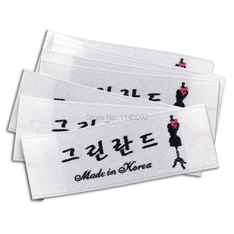 Buy custom clothing woven labels/garment embroidered