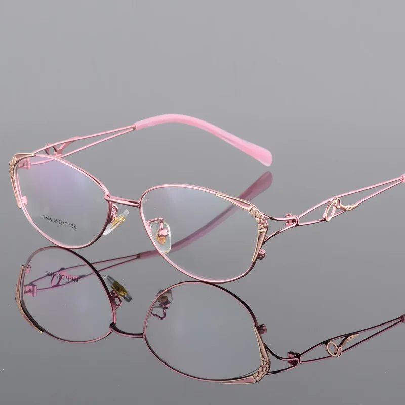 Eyeglasses Frame Women Computer Optical Clear Glasses Myopia Prescription Spectacle For Women's Transparent Lens Female 2834 Eyeglasses Frame Women Computer Optical Clear Glasses Myopia Prescription Spectacle For Women's Transparent Lens Female 2834